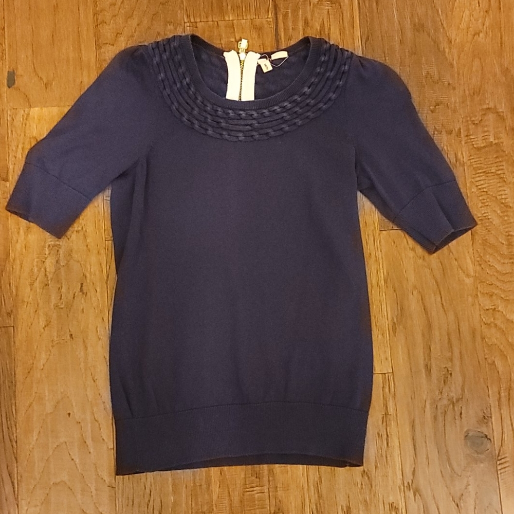 Anthropologie short sleeve sweater